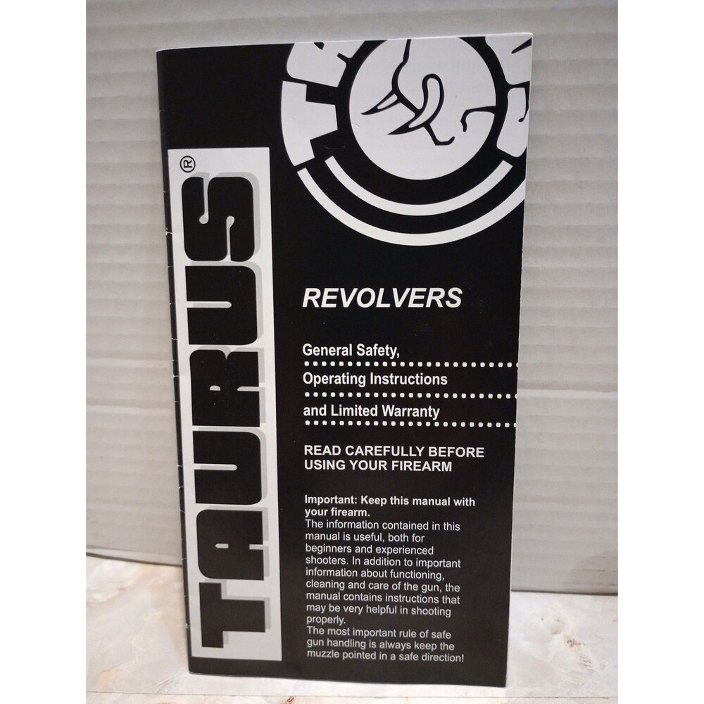 TAURUS REVOLVER OWNERS MANUAL 2009